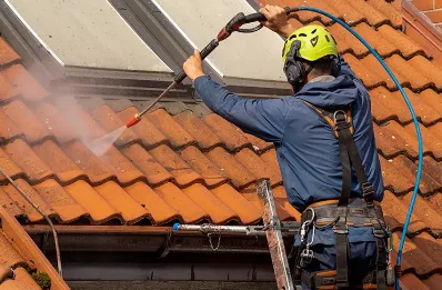 Démoussage et hydrofuge de toiture au Teilleul